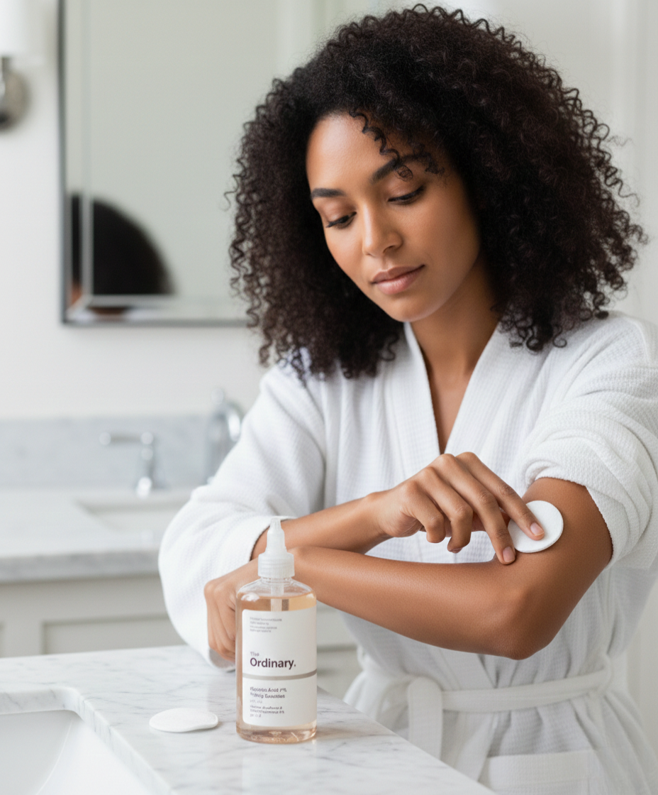 The Ordinary– Tónico Exfoliante para Mejorar Apariencia de Zonas con Tono Desigual en RD