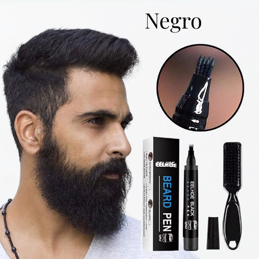 PEN BEARD Negro - barba densa y definida con resultado natural