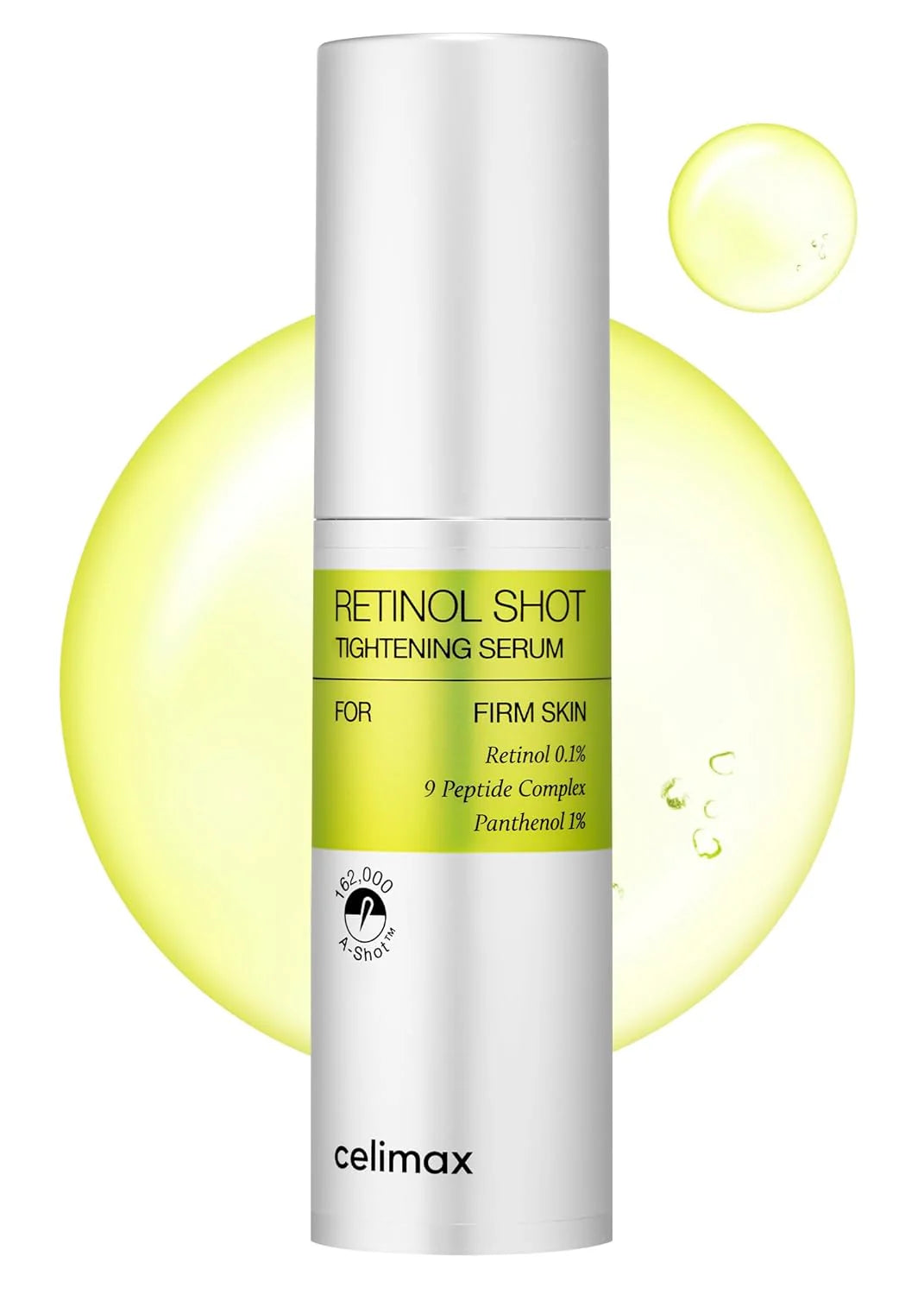 Celimax Retinol Shot  — Suero Reafirmante con Retinol 0.1% y 9 Péptidos
