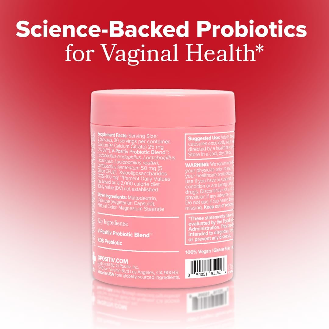 URO Vaginal Probiotics | Probióticos + Prebióticos para pH y Flora 60 cápsulas – Envío gratis RD