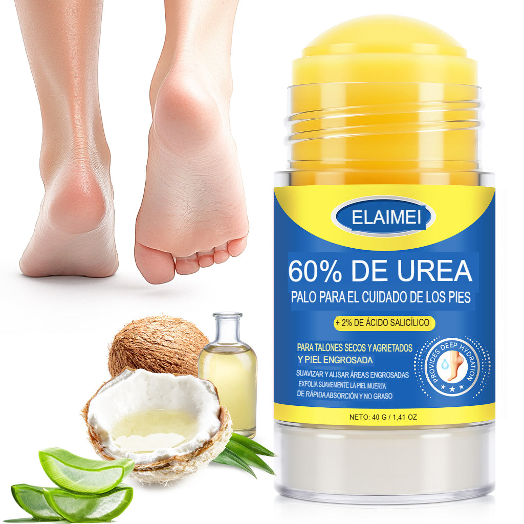 Combo Pies Suaves — Stick Urea 60% + Calcetín de Silicona | Resultados en 7 días